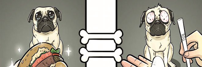 Jak psi vidí svět? (7 zábavných ilustrací)