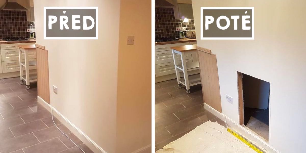 Náš pes čekal lidskou sestru, a tak jsem jí vyrobil přístěnek - ukázalo se, že je to lepší, než jsem doufal