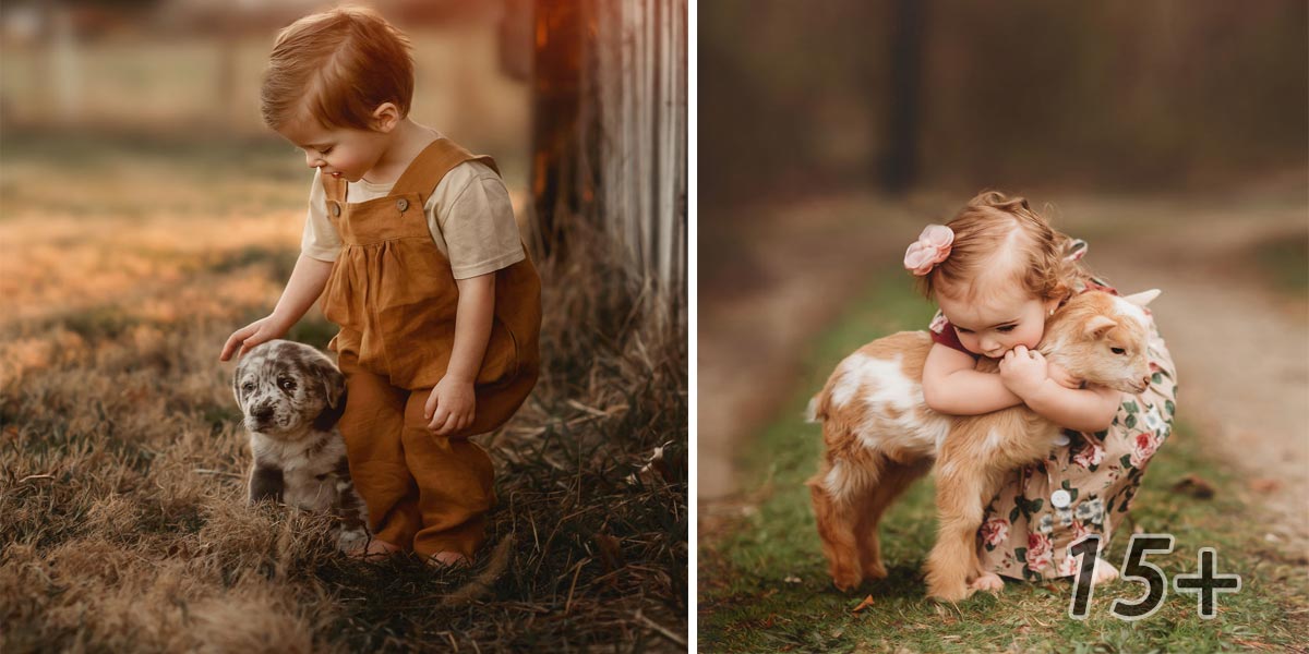 Fotím nezapomenutelné okamžiky dětí s jejich zvířaty
