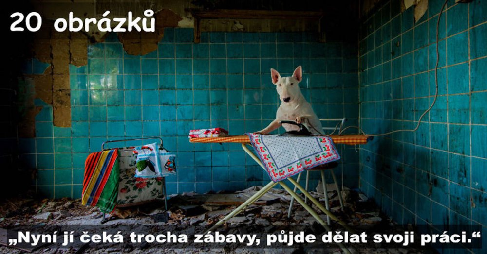 Já a můj pes prozkoumáváme opuštěná místa Evropy